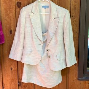 Antonio Melani Skirt Suit - cream